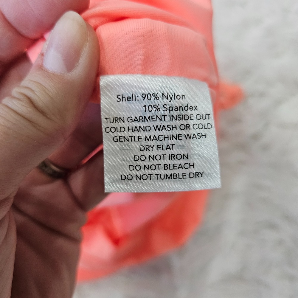 NWT Tiger Mist Bondi Neon Coral Ruched Stretchy Sexy Bodycon Mini Dress Sz M - Picture 12 of 12